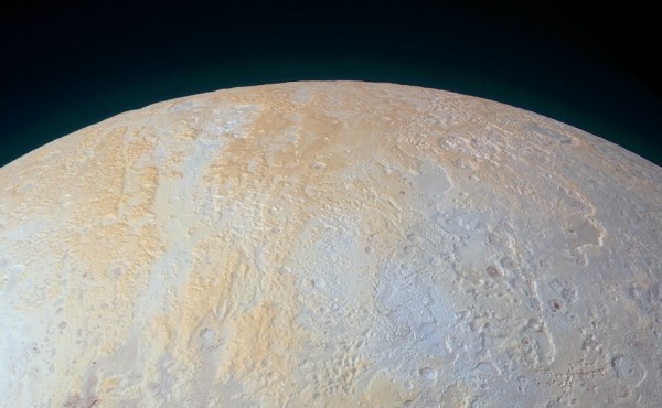 NASA's New Horizons captured Pluto's north pole last July 14.