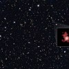 This image shows the position of the most distant galaxy discovered so far within a deep sky Hubble Space Telescope survey called GOODS North (Great Observatories Origins Deep Survey North). 