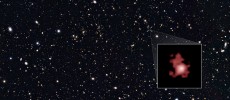 This image shows the position of the most distant galaxy discovered so far within a deep sky Hubble Space Telescope survey called GOODS North (Great Observatories Origins Deep Survey North). 