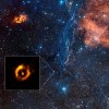 The Very Large Telescope Interferometer at ESO’s Paranal Observatory in Chile has obtained the sharpest view ever of the dusty disc around the close pair of aging stars IRAS 08544-4431.