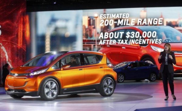 Auto manufacturer General Motors recently unveiled its Chevrolet Bolt electric car at the 2016 Consumer Electronics Show in Las Vegas. 