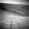A dust devil on the Meridini Planum region on Mars, captured by NASA's Opportunity rover.