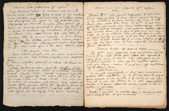 In this manuscript, Newton included the recipe for sophick mercury which is a key ingredient in the philosopher's stone.