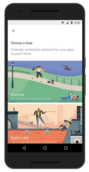 Google Calendar's Goals