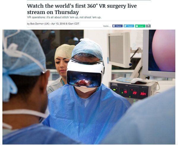 Live-Streamed VR Surgery