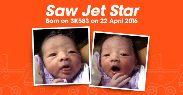 Baby Born on Jetstar Flight