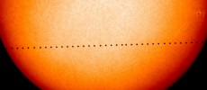 The 2016 Mercury transit (depicted conceptually here) will occur between about 7:12 a.m. and 2:42 p.m. EDT on May 9.