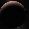 The latest discovery by Hubble is a shadowy moon orbiting Makemake.