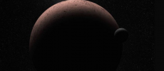 The latest discovery by Hubble is a shadowy moon orbiting Makemake.