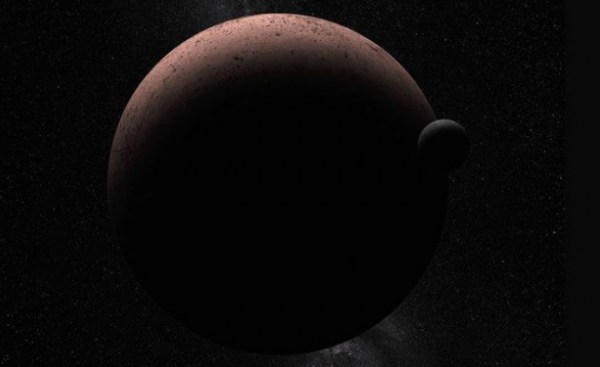 The latest discovery by Hubble is a shadowy moon orbiting Makemake.