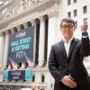 Fitbit CEO and Co-Founder James Park outside of the NYSE on Fitbit's IPO day.