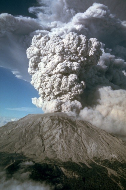 Mount St. Helens eruption in 1980