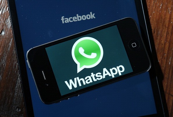 Facebook and WhatsApp logos 