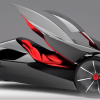 A Futuristic concept car