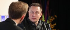 Telsa CEO Elon Musk Speaks At Business Conference In New York