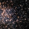 Peering through the thick dust clouds of the galactic bulge an international team of astronomers has revealed the unusual mix of stars in the stellar cluster known as Terzan 5. The new results indicate that Terzan 5 is in fact one of the bulge's primordia