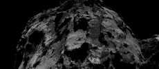 OSIRIS wide-angle camera image taken on 10 August 2016, when Rosetta was 12.8 km from the centre of Comet 67P/Churyumov–Gerasimenko. 