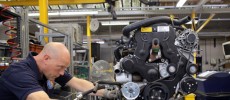 London Taxi on the assembly line 