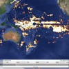 The Global Fishing Watch app is the result of a partnership between SkyTruth, Oceana, and Google. It is designed to track fishing activities in the ocean.