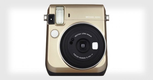 The Michael Kors and Fujifilm Instax Mini 70 camera will be available starting October.