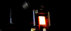 A proof-of-concept device built by MIT researchers demonstrates the principle of a two-stage process to make incandescent bulbs more efficient.