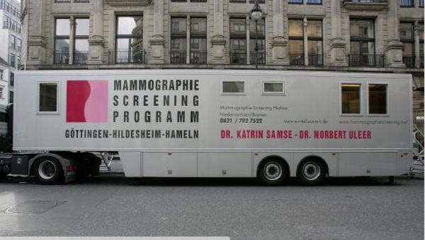  A mobile mammogram service is seen in Berlin, Germany. 