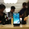 The new iPhone 7 is displayed on a table at an Apple store in Manhattan in New York City. 