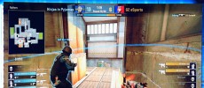 A general view of action between Ninjas in Pyjamas and G2 Esports at the ELeague Arena at Turner Studios in Atlanta, Georgia.