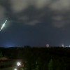 Screenshot from a video of the fireball on Tuesday, October 4, from the UTSC Observatory 