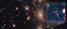 Astronomers using NASA’s Hubble and Spitzer Telescopes have spotted a faint galaxy near our solar system.