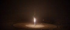 The Falcon 9 rocket lands safely for the first time last December after launching ORBCOMM satellites.