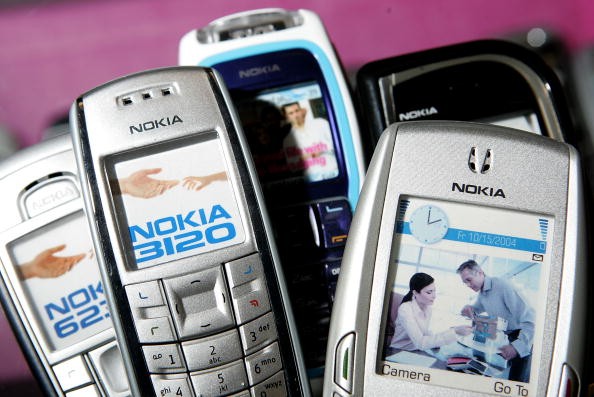 Nokia cellular phones are seen on display at wireless store in San Mateo, California. 