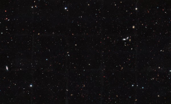 This image covers a portion of a large galaxy census called the Great Observatories Origins Deep Survey (GOODS).