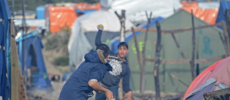 Volunteers say that the Calais Jungle has turned into 'The Lord of the Flies.' (YouTube)