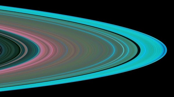 The specially-designed Cassini orbits places Earth and Cassini on opposite sides of Saturn's rings, a geometry known as occultation. (NASA/JPL)