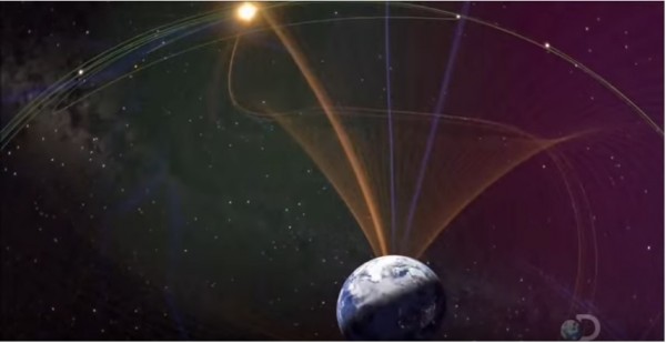 Scientists have revealed that the Earth's magnetic shield is getting weaker. (YouTube)