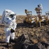 Astronauts are training to travel to Mars and collect rock samples to learn more about the planet's history. (NASA)