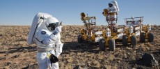 Astronauts are training to travel to Mars and collect rock samples to learn more about the planet's history. (NASA)