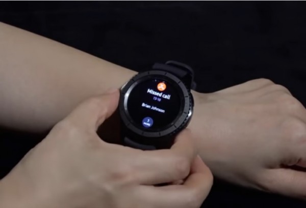 The Samsung Gear S3 smartwatch is now available for pre-order in the U.S. (YouTube)