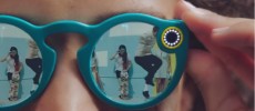 The $129 video sunglasses had a spectacular debut in California. (YouTube)