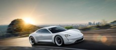 The Porsche Mission E is an electric sports car. (Facebook)