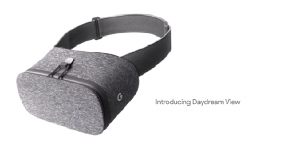 Google's Daydream View VR device. (YouTube)