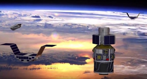 The primary science goal of Cyclone Global Navigation Satellite System (CYGNSS) is to better understand how and why winds in hurricanes intensify. (NASA)