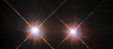 The closest star system to the Earth is the famous Alpha Centauri group. (ESA/NASA)