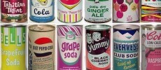 Vintage Soft Drink Cans