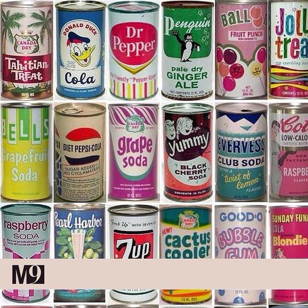 Vintage Soft Drink Cans